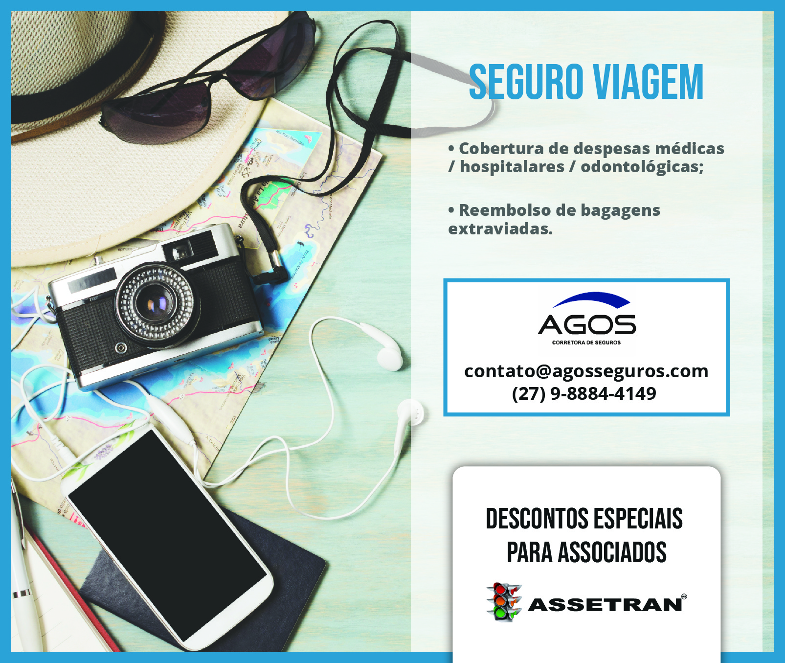Agos Corretora - Seguro Viagem